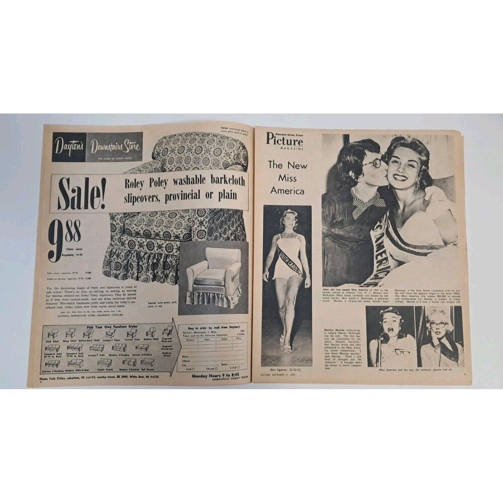Picture Magazine Minneapolis Sunday Tribune 9/23/1956 Minnesota Gophers Welk - Picture 2 of 9